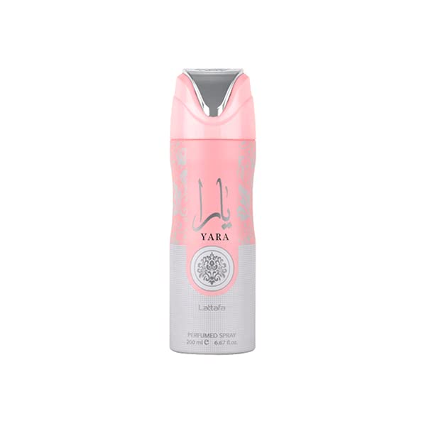 Lattafa Yara - Desodorante perfumado corporal en aerosol de mujer 6.67 onzas