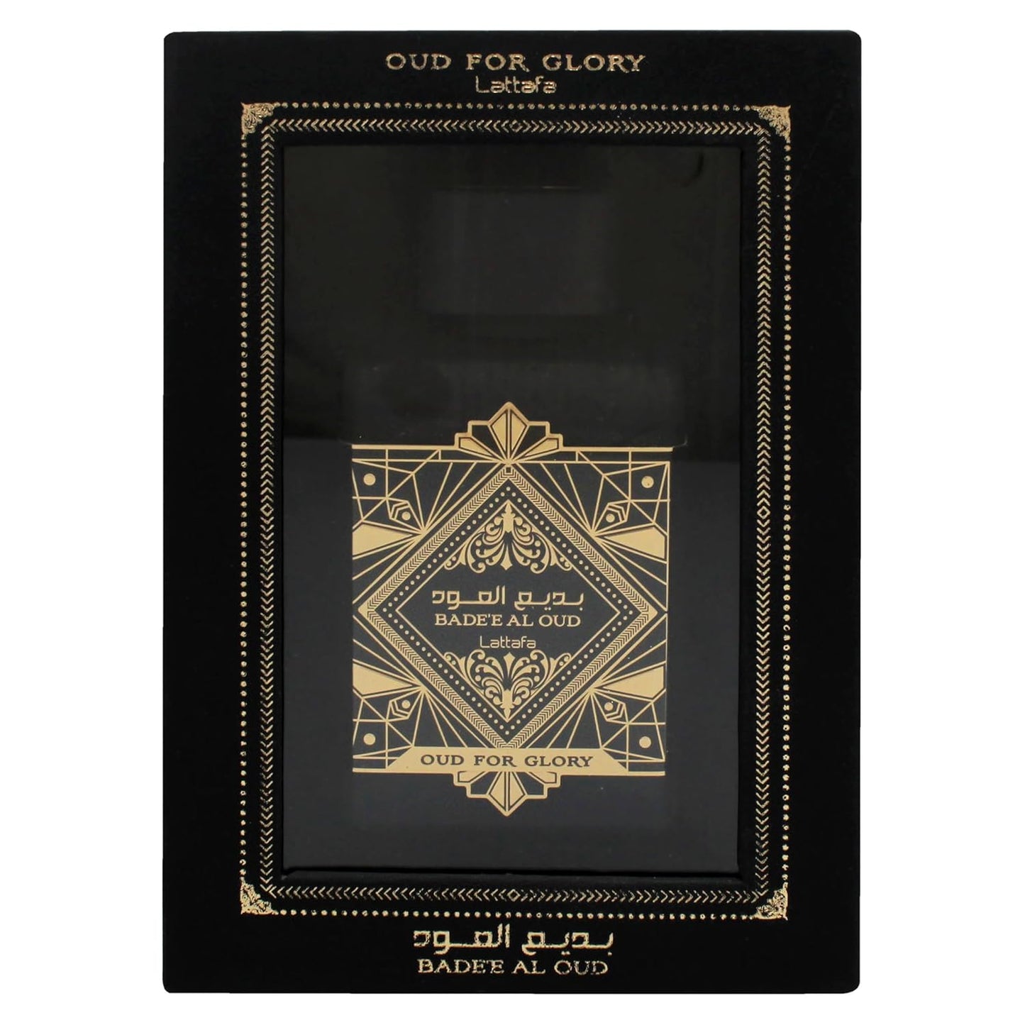 Lattafa Perfumes Bade'e Al Oud, Oud for Glory for Unisex Eau de Parfum Spray, 3.4 Ounce
