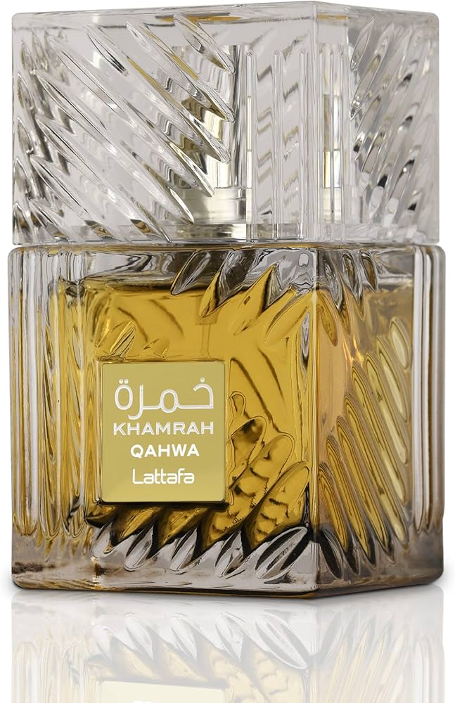 Lattafa Khamrah Qahwa - Eau de Parfum en espray unisex, 3.4 onzas