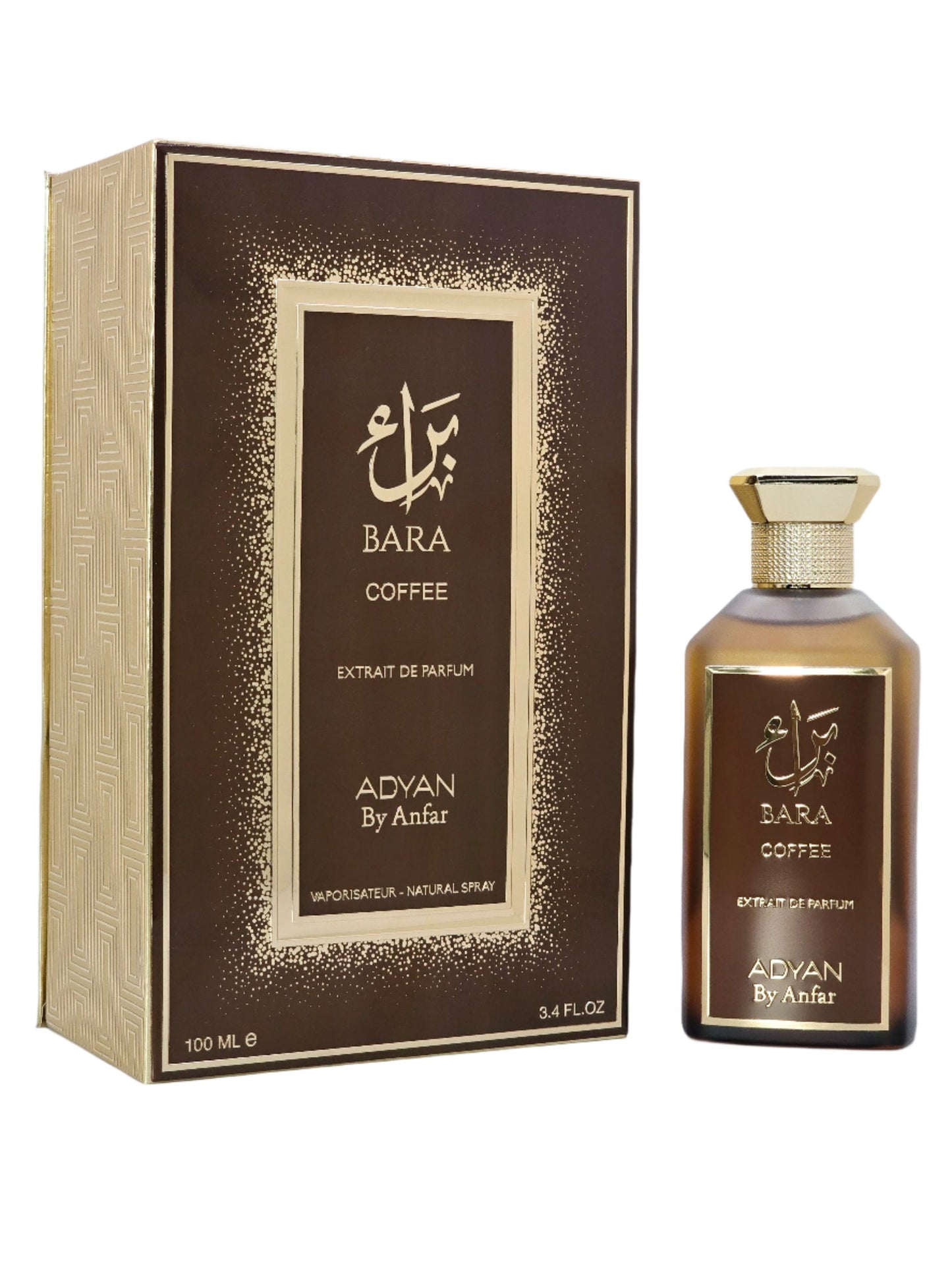 Bara Coffee By Adyan Unisex Extrait De Parfum Spray 3.4 oz