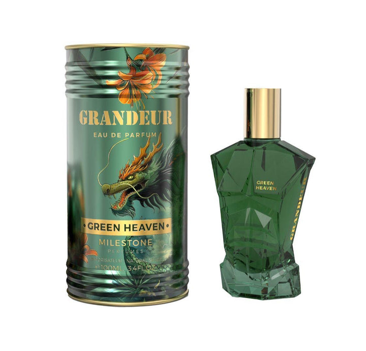 Perfume EDP Grandeur Green Heaven de Emper, 3,4 oz/100 ml