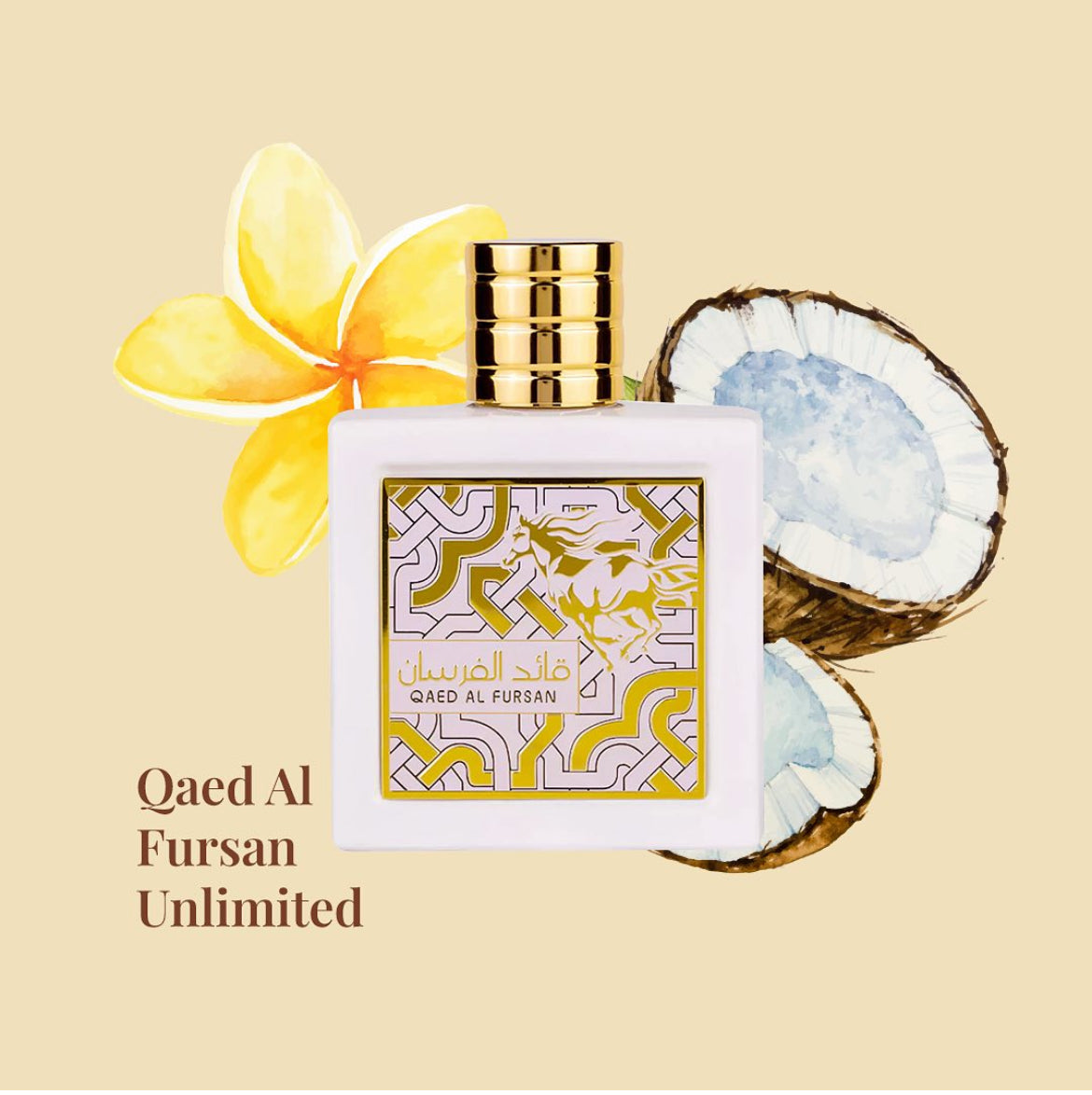 Lattafa Qaed Al Fursan White Para Unisex Eau De Parfum 90 ml