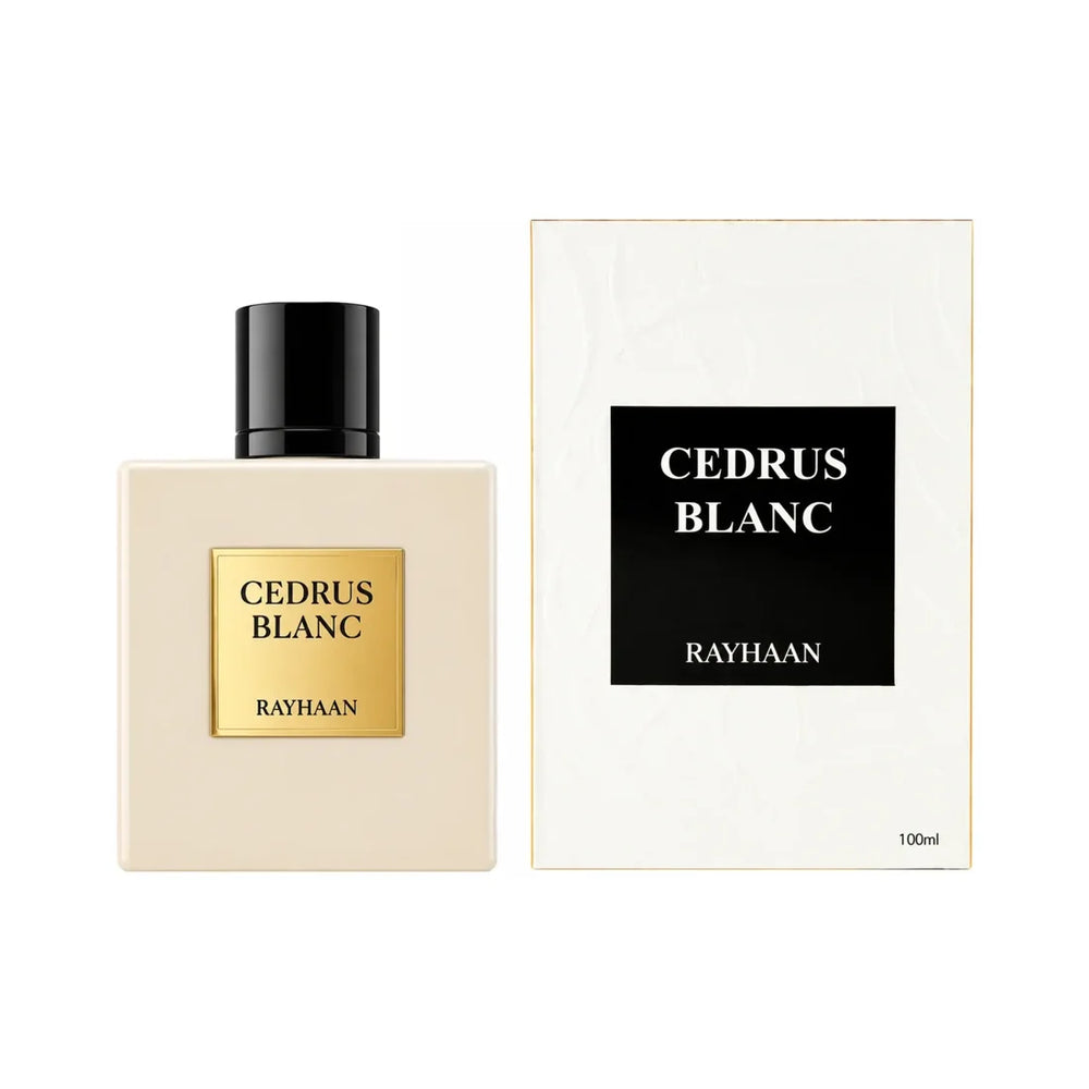 Rayhaan Cedrus Blanc Eau de Parfum Unisex | Perfume Árabe Fresco y Amaderado