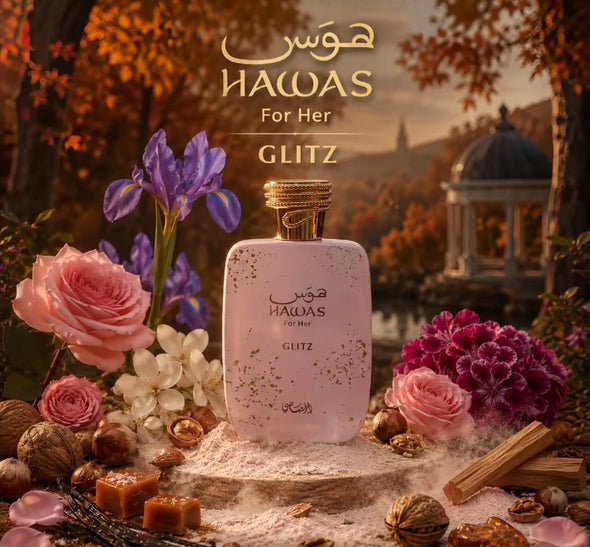 HAWAS GLITZ WOMEN EDP - 100ML (3.40z) de RASASI