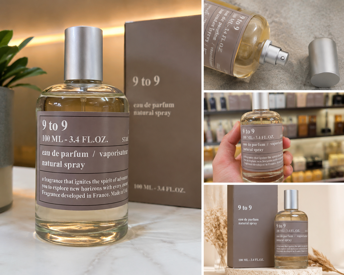 9 to 9 Eau de Parfum 100ml – Unisex Fragrance