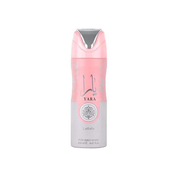 Lattafa Yara - Desodorante perfumado corporal en aerosol de mujer  6.67 onzas