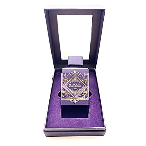 Lattafa Perfumes Bade'e Al Oud Amethyst for Unisex Eau de Parfum Spray, 3.4 Ounce