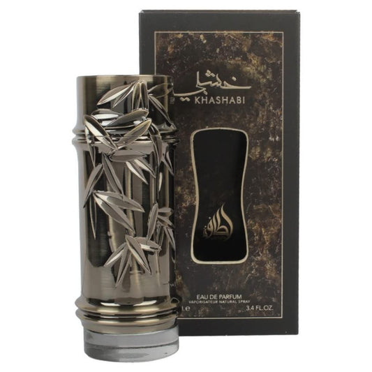 Lattafa Perfumes Khashabi Eau de Parfum Spray for Men, 3.4 Ounce