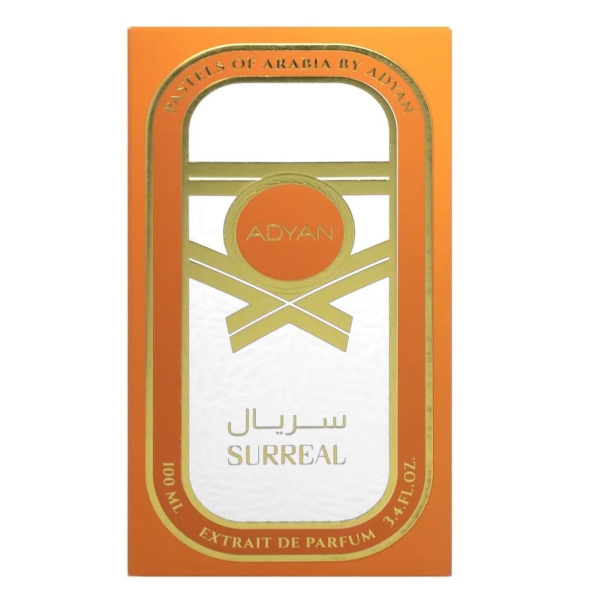 Surreal Pastels of Arabia by Anfar 100Ml (3.4Oz) - Extract de Parfum For Women With a Mix of Mango, Ginger, Saffron, Mandarin, Orange, Bergamot - Long Lasting Fragrance - Arabian Perfume