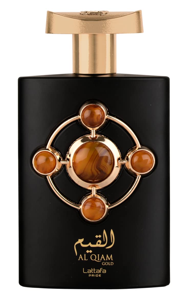 Lattafa Perfumes Al Qiam Gold for Unisex Eau de Parfum Spray, 3.4 Ounce