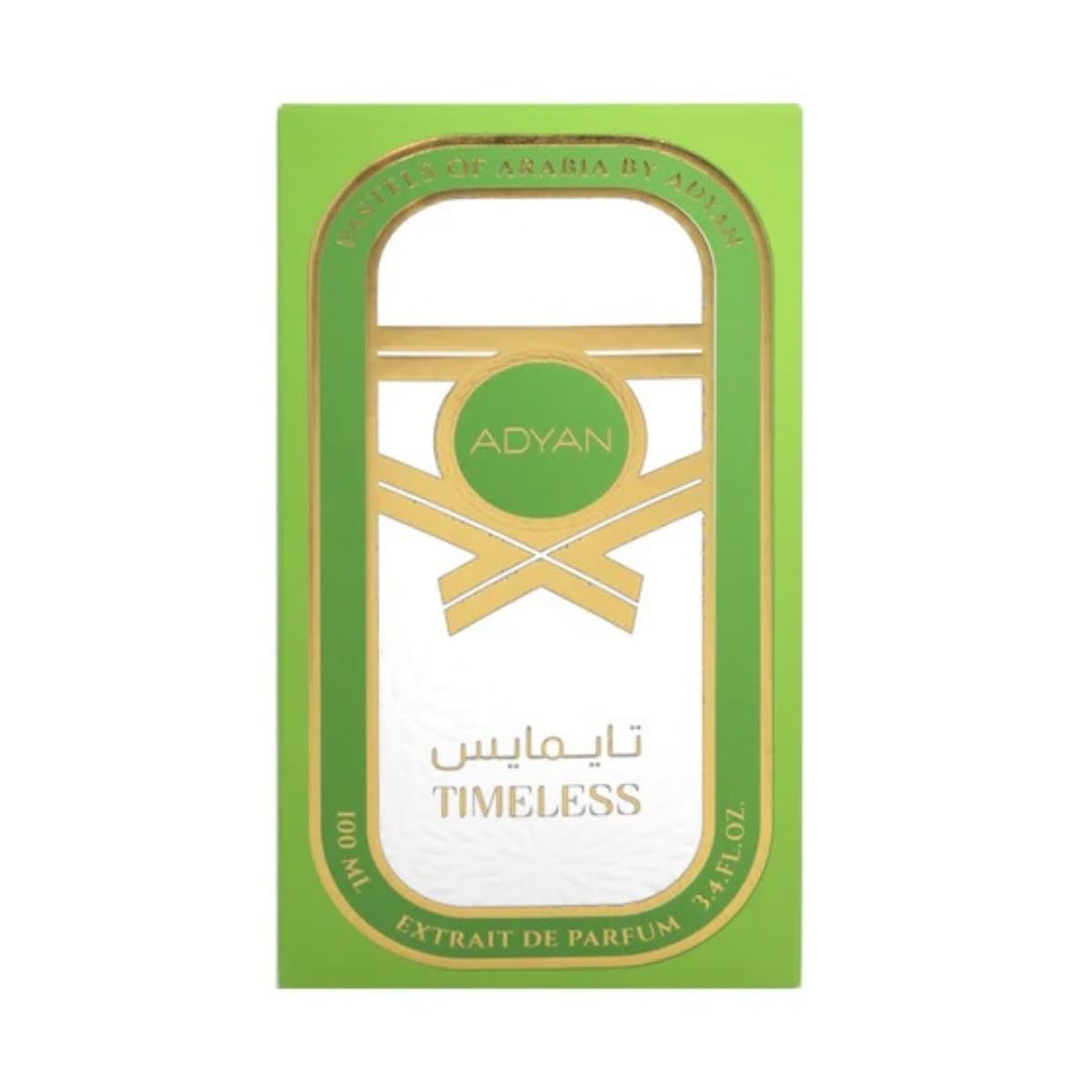 Timeless Pastels of Arabia by Anfar 100Ml (3.4Oz) - Extract de Parfum With a Mix of Pepper, Ginger, Pistachio, Bergamot, Hazelnut, Rum, Cardamom - Long Lasting Fragrance - Arabian Perfume