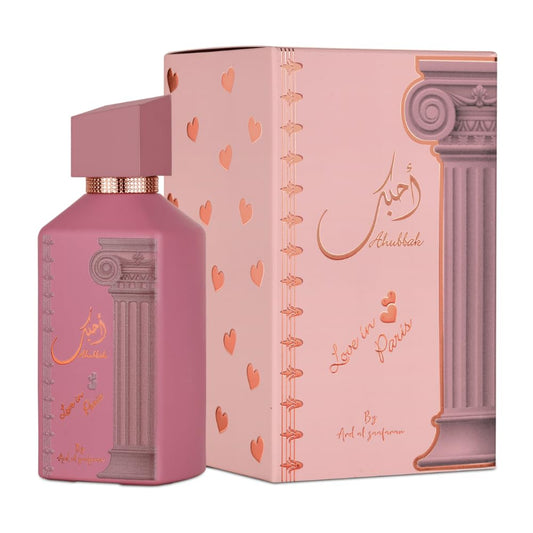 Ard Al Zaafaran Ahubbak Love in Paris Eau De Parfum en aerosol, 3.4 onzas (unisex)