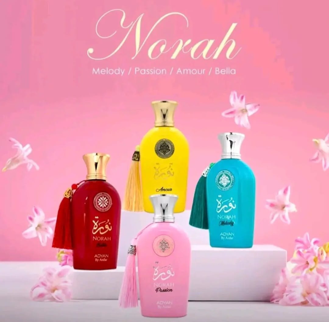 4 Norah Perfumes: Norah Passion, Norah Melody, Norah Amour And Norah Bella