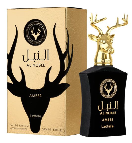 Lattafa Al Noble Ameer Eau De Parfum Spray for Unisex, 3.4 Ounce