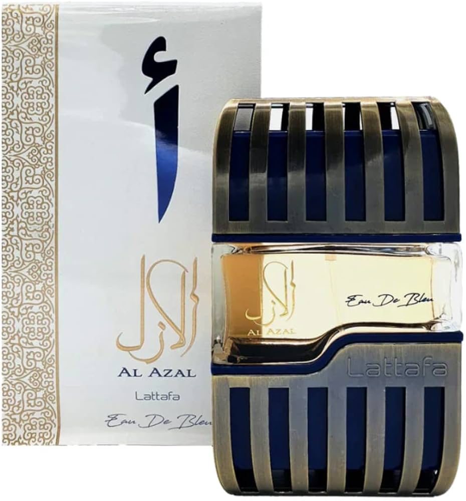 Lattafa Perfumes Al Azal Eau de Parfum Spray para hombre, 3.4 onzas