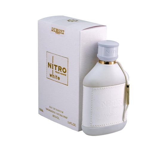 Dumont Nitro White Eau De Parfum para hombre, 3.4 onzas