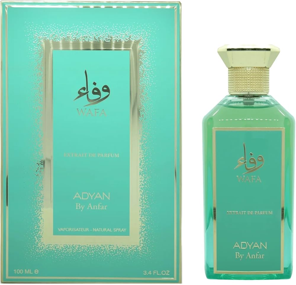 Adyan Wafa Eau De Parfum - 3.4 fl oz (3.4oz) - Cítricos - Ámbar - Floral - Perfume árabe