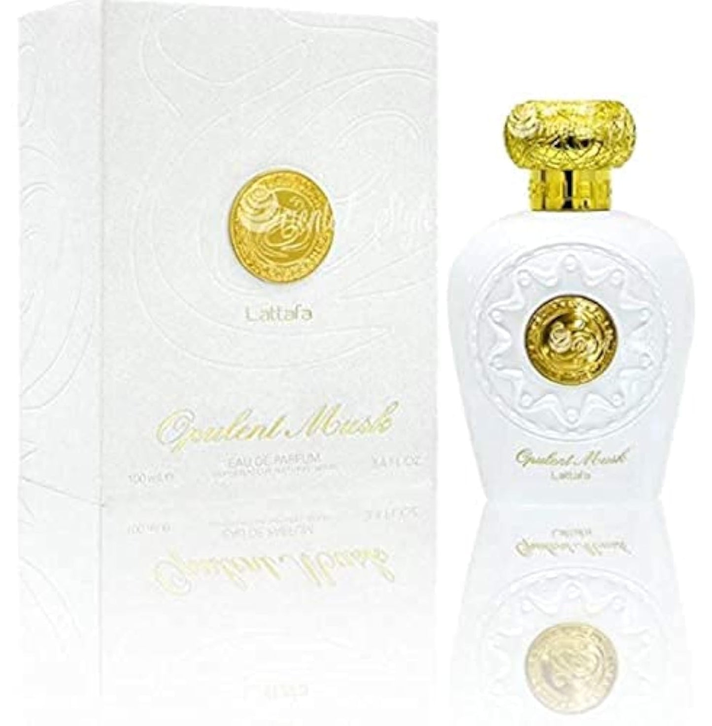 Lattafa Opulent Musk for Women Eau de Parfum Spray, 3.4 Ounce