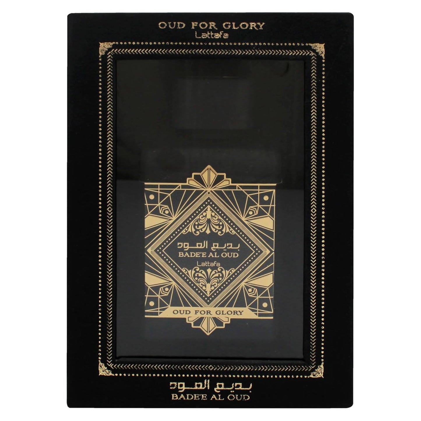 Lattafa Perfumes Bade'e Al Oud, Oud for Glory for Unisex Eau de Parfum Spray, 3.4 Ounce