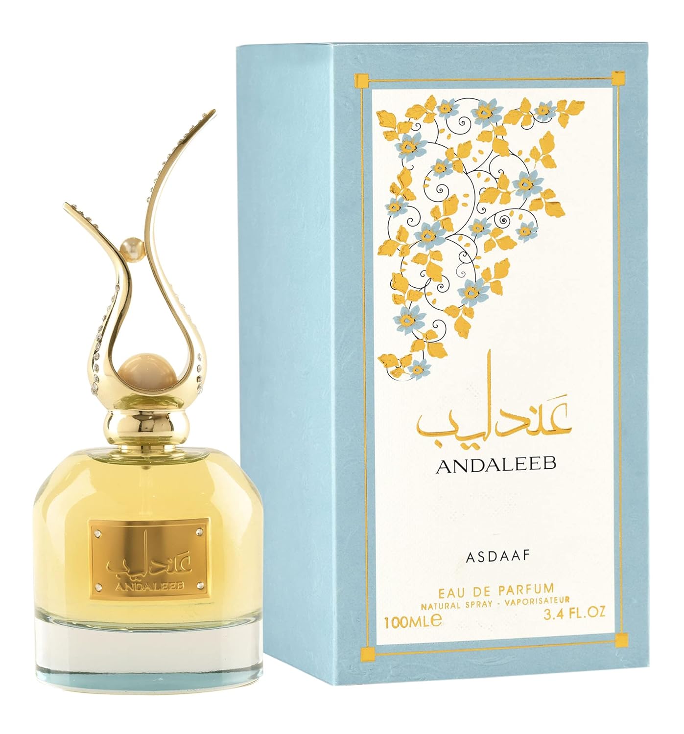 Asdaaf Andaleeb for Unisex Eau de Parfum Spray, 3.4 Ounces / 100 ml