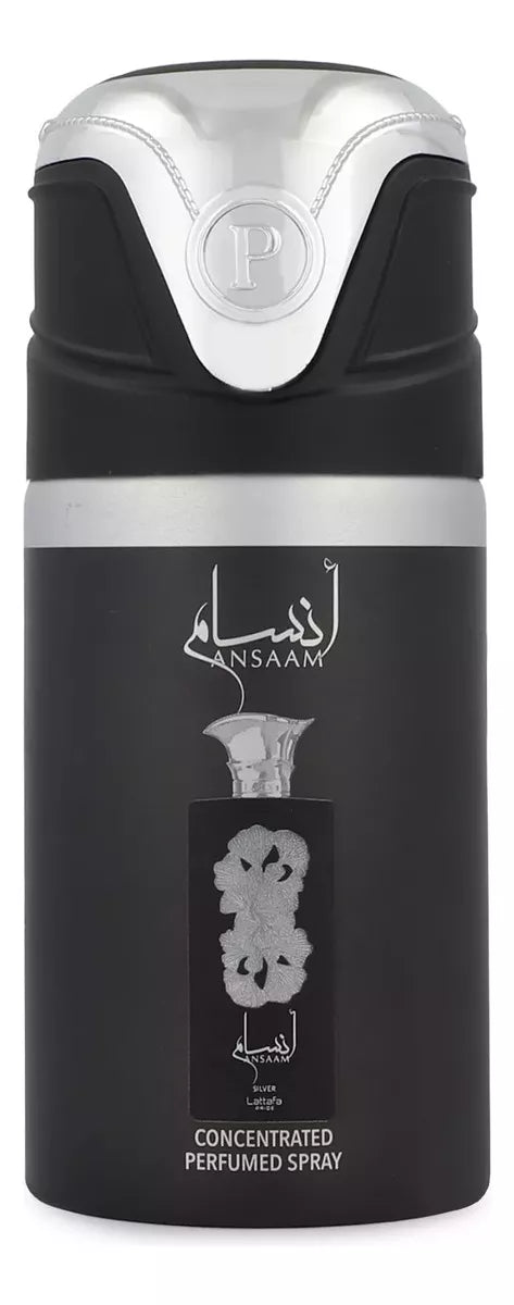 Ansaam Silver Lattafa Unisex Perfumed Spray 8.5 fl oz