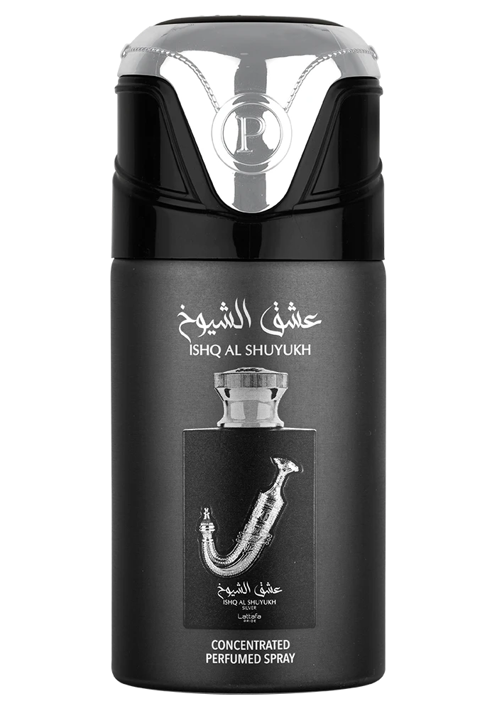 Ishq Al Shuyukh Silver Lattafa Perfumes Unisex Perfumed Spray 8.5 fl oz