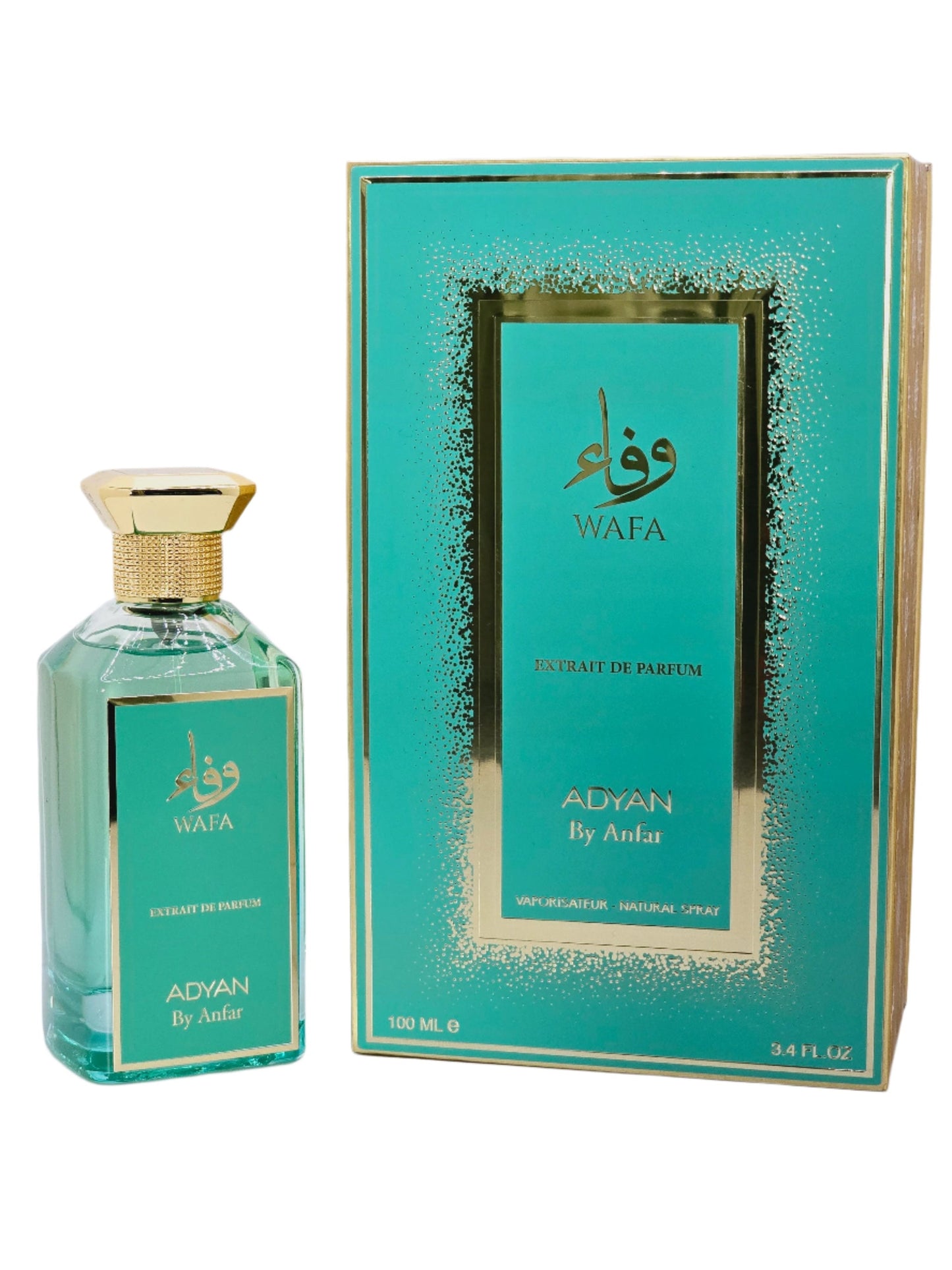 Adyan Wafa Eau De Parfum - 3.4 fl oz (3.4oz) - Cítricos - Ámbar - Floral - Perfume árabe