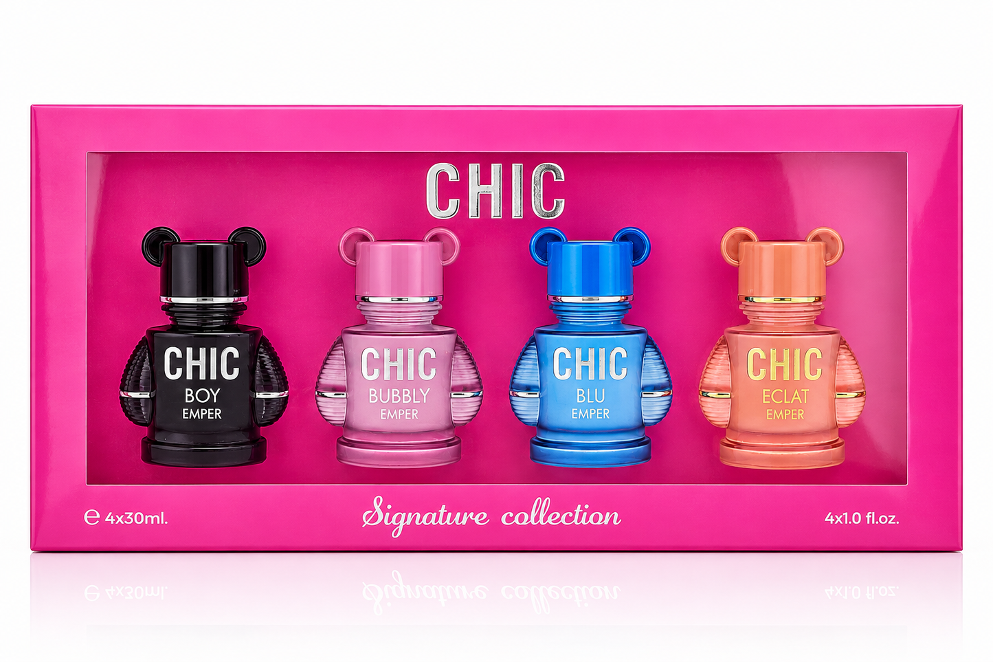 Emper Chic Signature Collection Gift Set 4 x 30ml Eau de Parfum | Perfume Gift Set