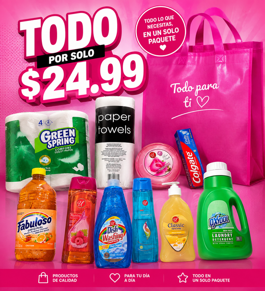 Combo Hogar Essentials | Kit de Limpieza y Cuidado Personal