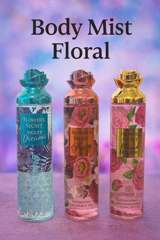 Set de 3 Body Mist Florales – 250ml c/u