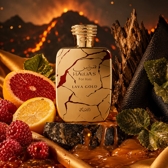 HAWAS LAVA GOLD MEN EDP - 100ML (3.40z) por RASASI