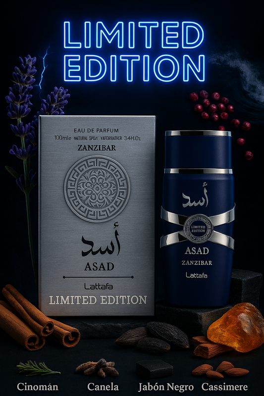 ASAD ZANZIBAR LIMITED EDITION EDP MEN - 100ML (3.4oz) BY LATTAFA