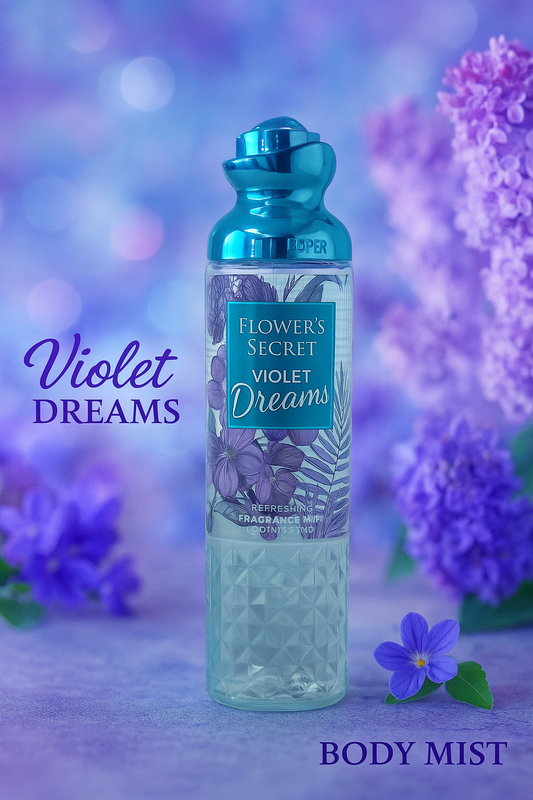 Body Mist Violet Dreams 250ml – Fragancia Refrescante para Mujer