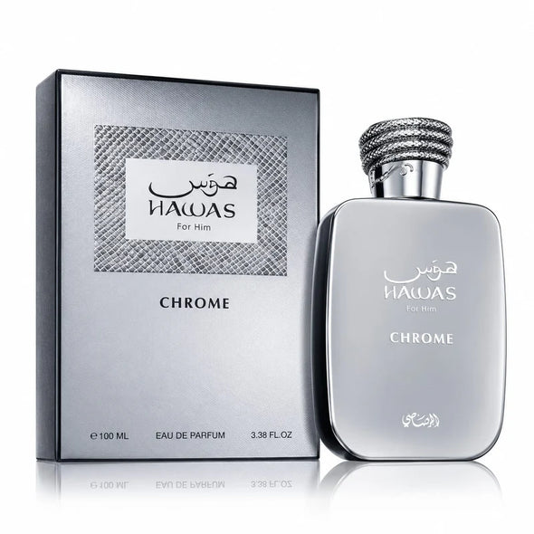 HAWAS CHROME MEN EDP - 100ML (3.40z) De RSASI