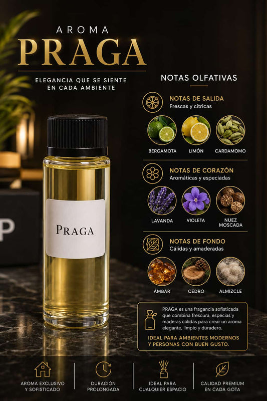 Aroma Praga para Difusor Aromático 50 ml