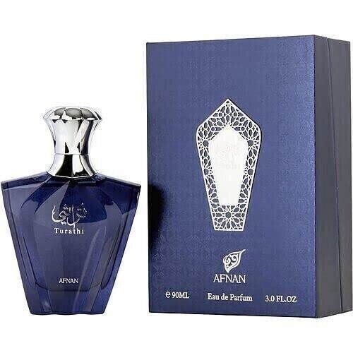 Turathi Blue de Afnan Perfumes Eau De Parfum Spray 3 Oz